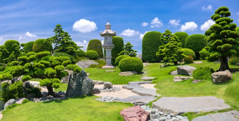 Vườn Tùng La Hán Nhật Bản